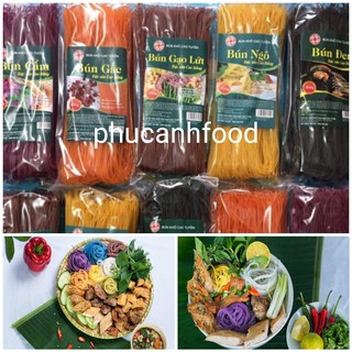 Mì bún khô ngũ sắc ngô, cẩm, gấc, gạo lứt đỏ, đen Cao tuyền siêu ngon eatclean giảm cân.