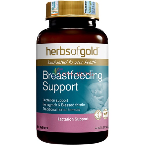 Viên uống Herbs of Gold Breastfeeding Support hỗ trợ lợi sữa cho phụ nữ sau sinh