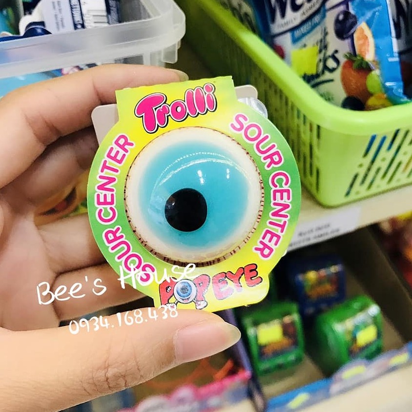 Kẹo dẻo Trolli hình con mắt Trolli Đức