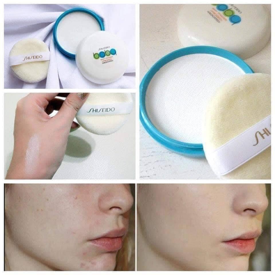 Phấn phủ dạng nén Shiseido Baby Pressed tươi sáng mịn màng - Bini.store.official