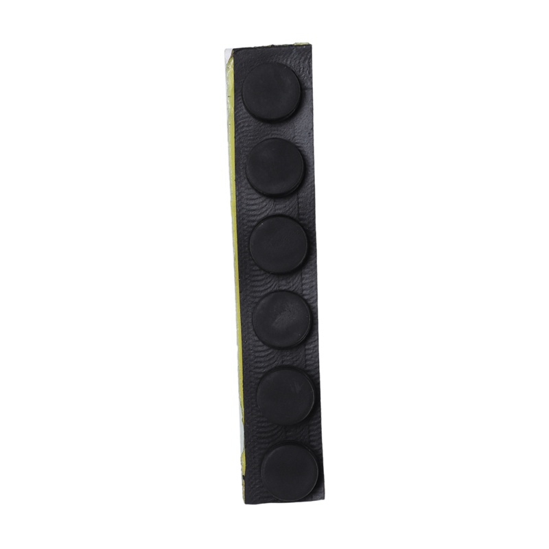 Núm cao su tròn 10 mm x 5 mm 6 trong 1 tự dính bọc tay cầm đồ nội thất