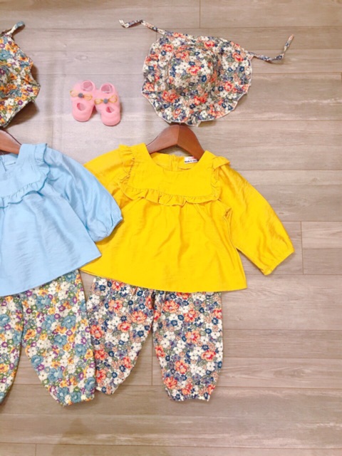 Set bộ kèm mũ bèo ngực mã 51056