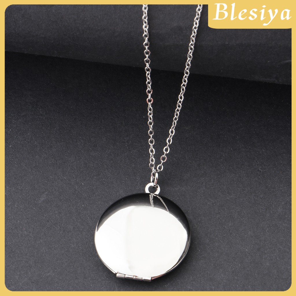 (Hàng Mới Về) Mặt Dây Chuyền Tròn Khung Ảnh Lưu Giữ Hình