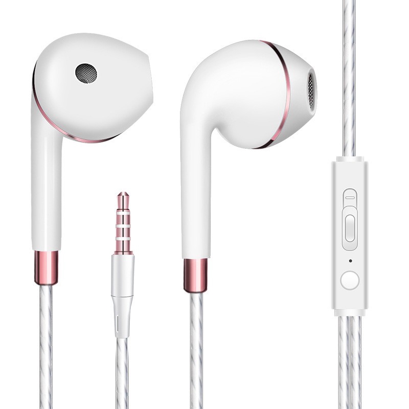 High Quality 3.5mm In Ear Earphone With Mic Stereo Bass Earphone Wired Sport Headset For Phone Mp3