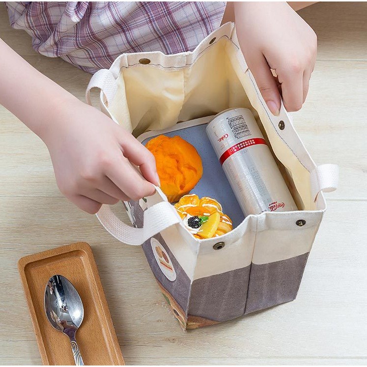 Túi đựng hộp cơm văn phòng giữ nhiệt nhiều kích thước thiết kế hiện đại trẻ trung | BigBuy360 - bigbuy360.vn