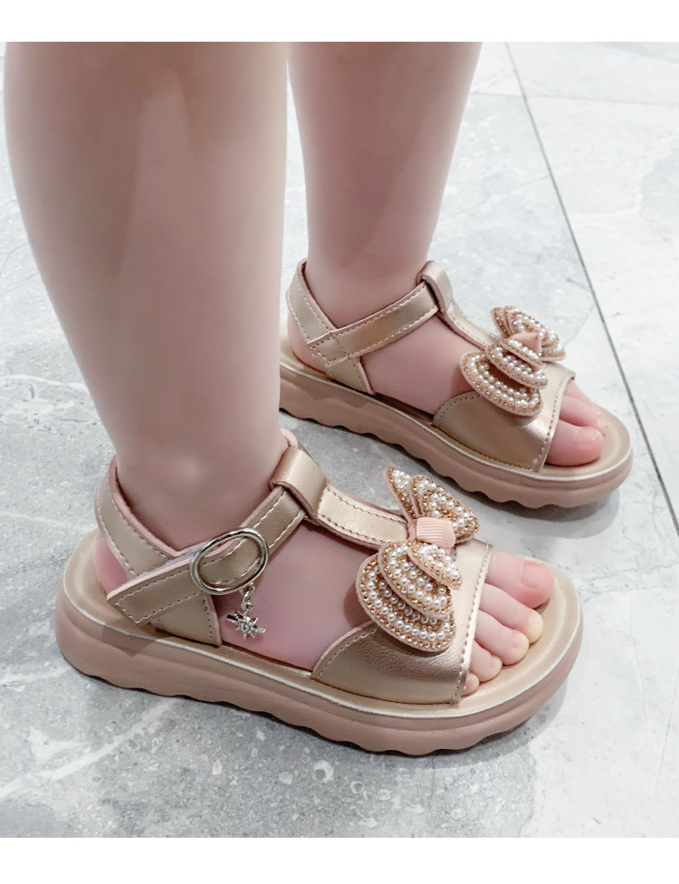 Giày Sandal Nơ Cao Cấp Cực Đẹp Cho Bé Mihoshop