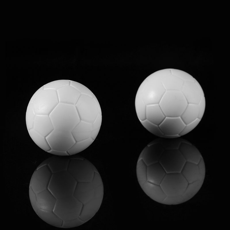 Bộ 2 Quả Bóng Đá Mini Foosball Thay Thế Bằng Nhựa Resin Trang Trí Bàn Làm Việc