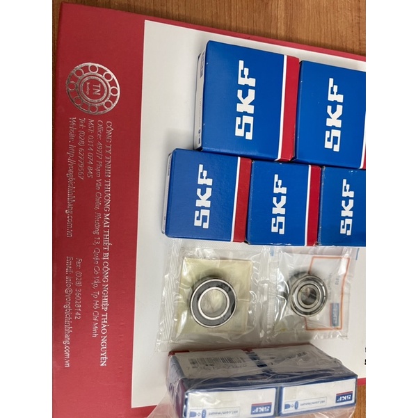 SKF Full bộ bạc đạn máy cho xe Honda Dream, Wave...gồm 9 vòng bi