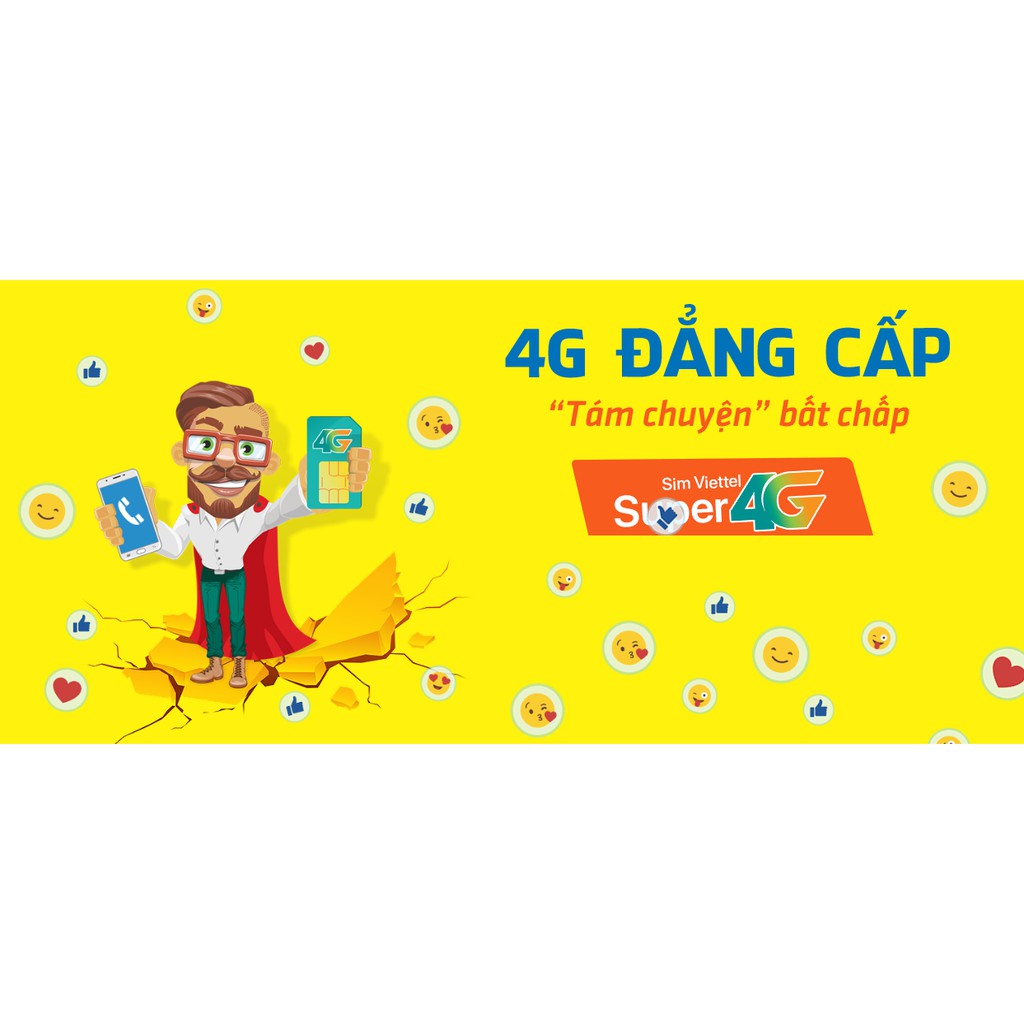 Sim 4G Viettel V120 Đầu 09-(2Gb/ngày, Gọi nội mạng miễn phí)-Đăng ký chính chủ