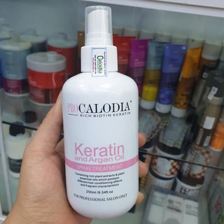 (Chính Hãng Giá Sỉ) XỊT DƯỠNG TÓC CALODIA KERATIN SPRAY SIÊU MỀM MƯỢT 250ML