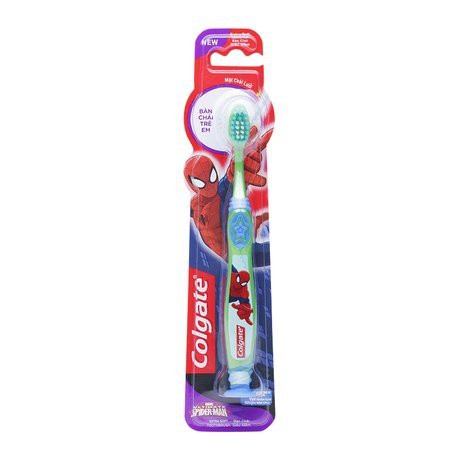 Bàn Chải Đánh Răng Colgate Trẻ Em Phiên Bản Spiderman-Batman-Barbie từ 5-9 tuổi