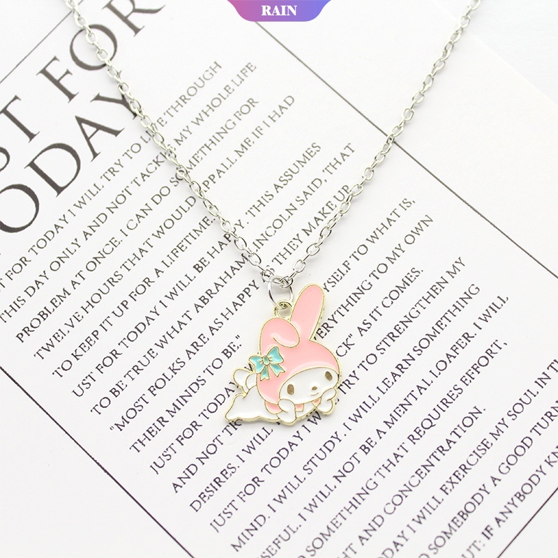 Vòng Cổ Mặt Hoạt Hình Cinnamoroll My Melody Sanrio Dễ Thương Làm Quà Tặng Ngày Lễ Tình Nhân Cho Bé Gái