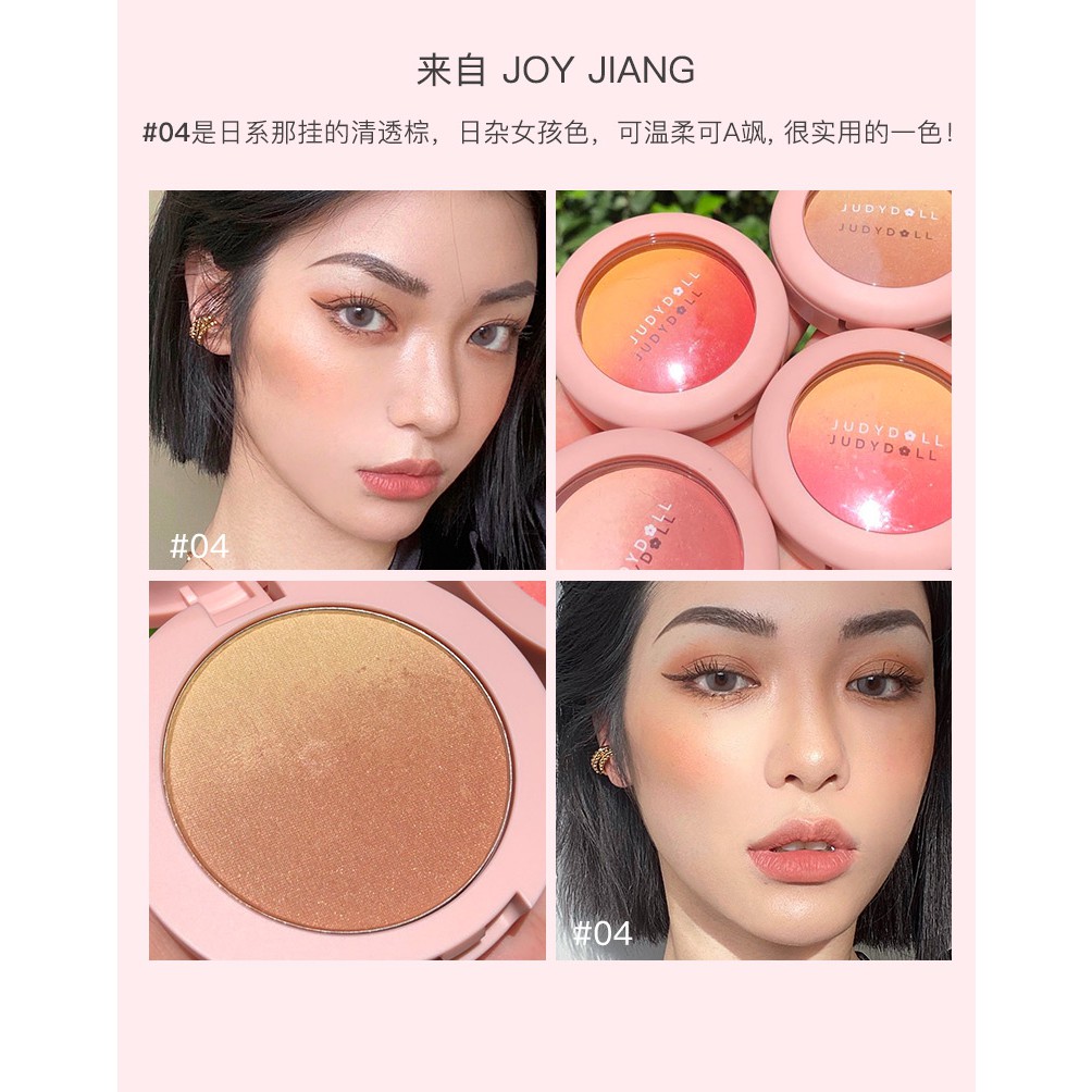 (hàng Mới Về) Phấn Má Hồng Judydoll Màu Gradient Trang Điểm Nhẹ Nhàng | BigBuy360 - bigbuy360.vn