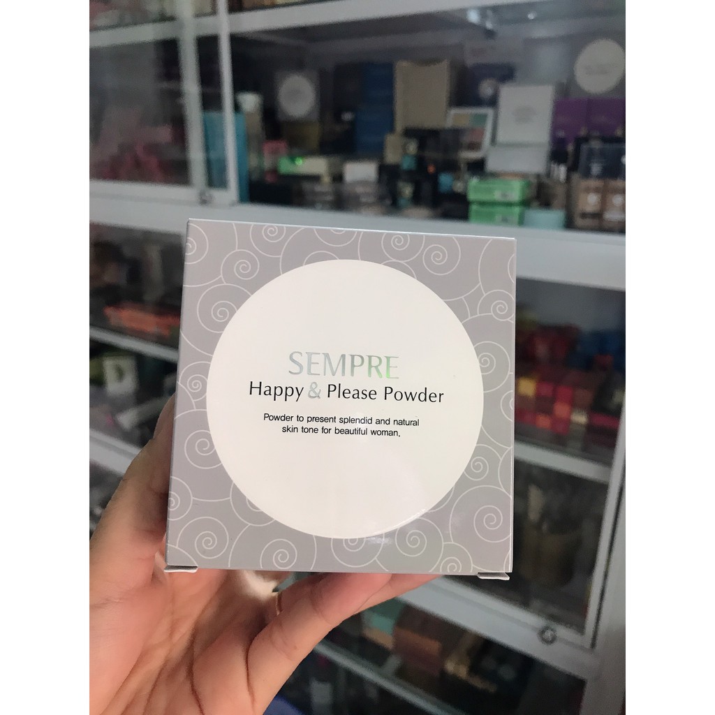 PHẤN PHỦ BỘT GEO SEMPRE HAPPY & PLEASE POWDER 25g - siêu mịn, kiềm dầu MẪU MỚI