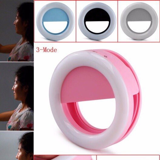 (GIẢM GIÁ) ĐÈN LED SELFIE LOẠI 1 CÓ 4 CHẾ ĐỘ SÁNG