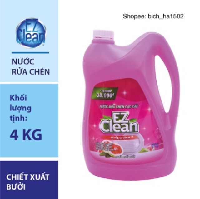 Nước rửa chén cao cấp EZ bình 4 kg