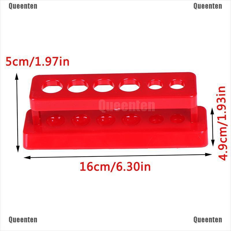 Giá đỡ ống nghiệm 6 lỗ bằng nhựa cho phòng thí nghiệm
