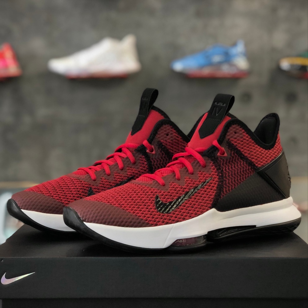 Giày chính hãng NIKE LEBRON WITNESS 4 'BLACK RED' - BV7427002