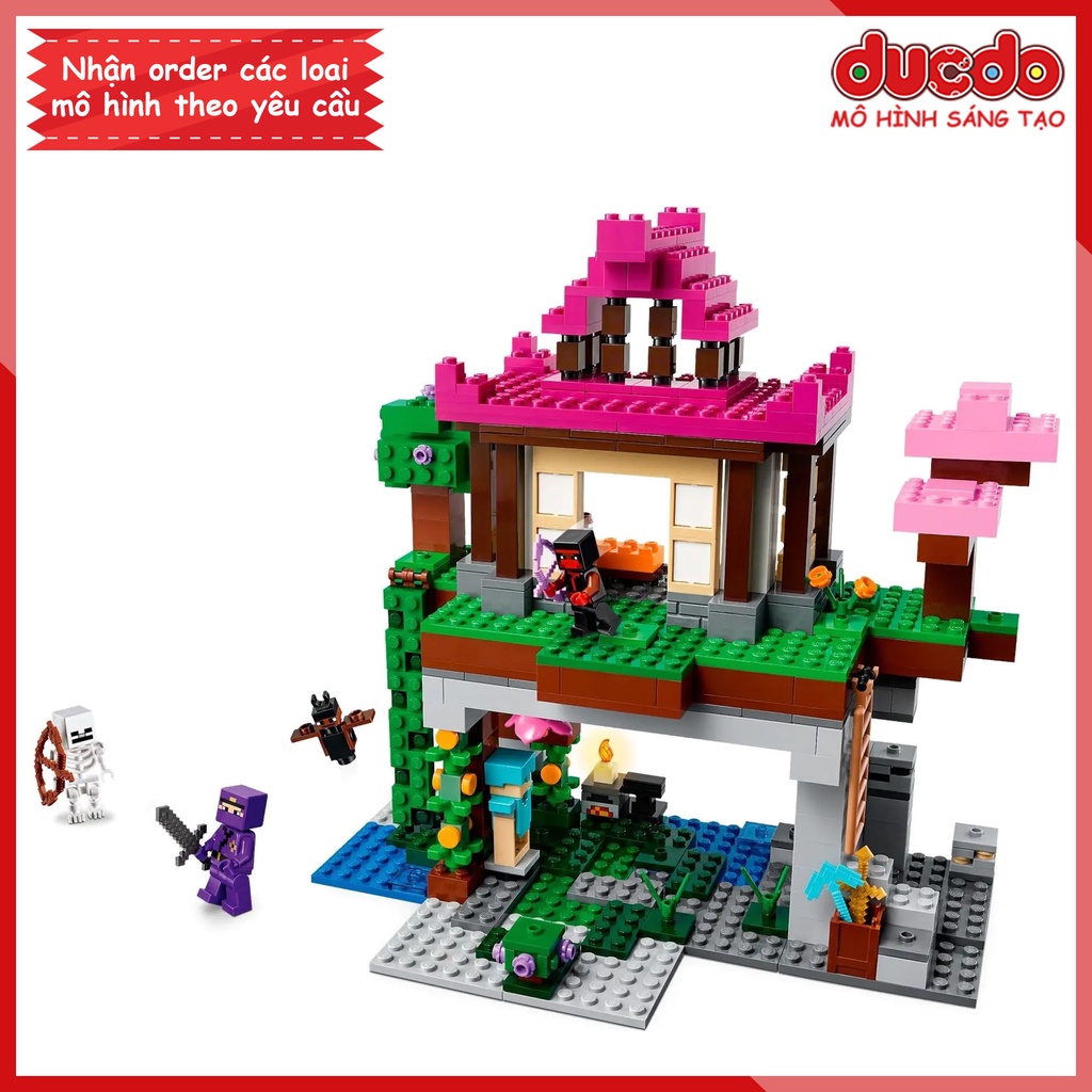 1081 TANK 60158 Lắp ghép Minecraft Khu Luyện Tập Chiến Đấu - Đồ chơi Xếp hình Mô hình 21183 BLA LRI