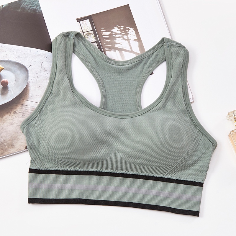 Áo bra gym yoga nữ, áo lót thể thao nâng ngực không gọng sắt free size BRA08