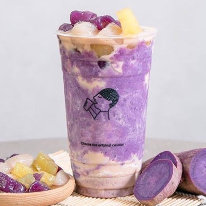 Bột pha trà sữa khoai môn 1kg siêu ngon