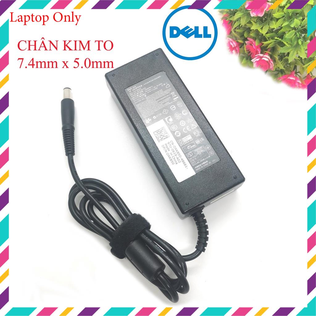 Sạc Laptop Dell chân kim to/chân kim nhỏ Chính hãng (Zin) 19.5v-4.62a-90w/ 19.5v-3.34a-65w adapter dell