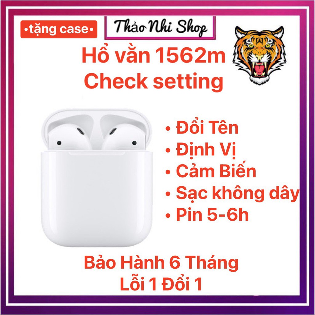 Hổ Vằn ⚡ 1562M ⚡ Tai nghe Bluetooth TWS Hổ Vằn 1562M Check setting Dùng cả IOS & Androi