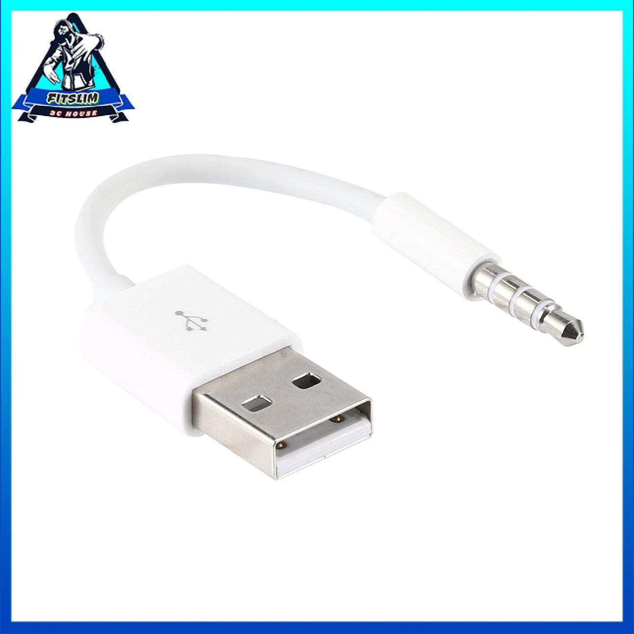 Dữ liệu bộ sạc USB ngắn Cáp SYNC Bộ chuyển đổi giắc cắm 3,5 mm Đường dây sạc