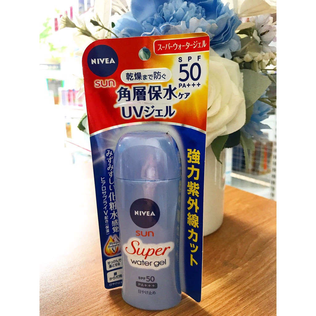 Kem chống nắng Nivea Sun Super Water Gel SPF50 PA+++ 80g Hàng nội địa nhật bản