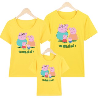 Áo Thun Gia Đình PEPPA PIG M06-Thương Hiệu YANO