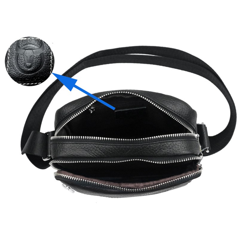 Túi đeo chéo bằng da thật cho nam