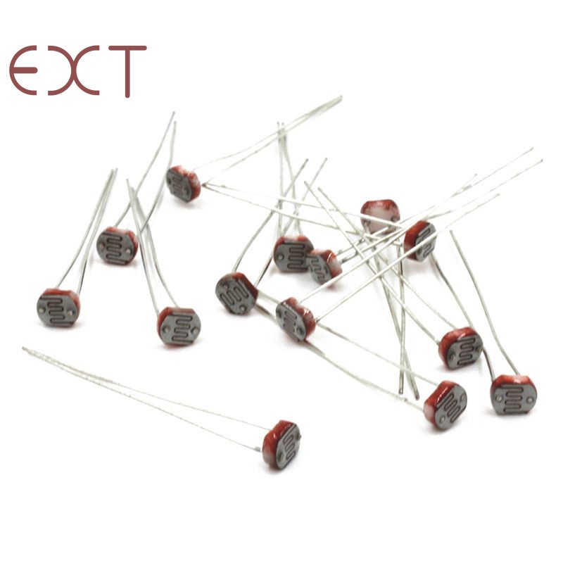 20PCS LDR GL5516 CDS 5mm Photoresistor Sensor