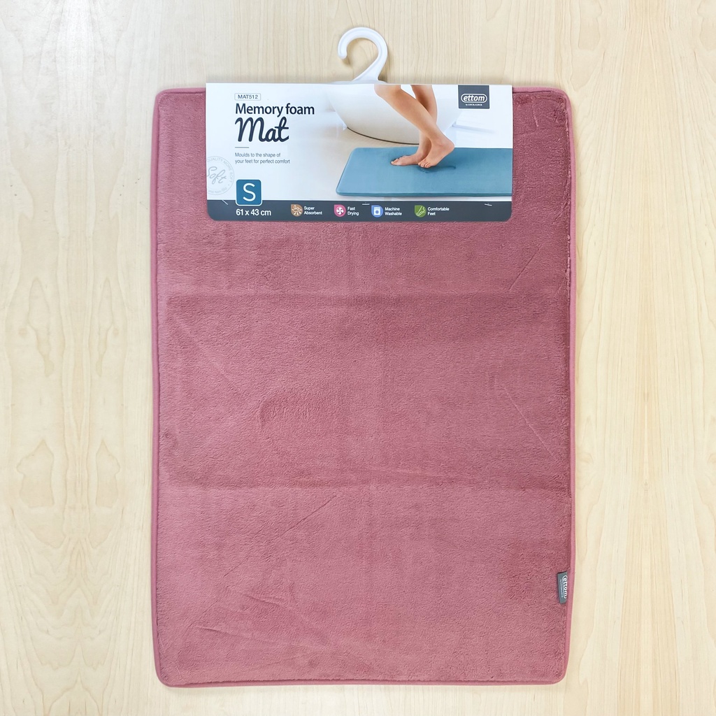 [LOCK &amp; LOCK] Thảm chùi chân Lock&amp;Lock Memory Foam MAT512 size S