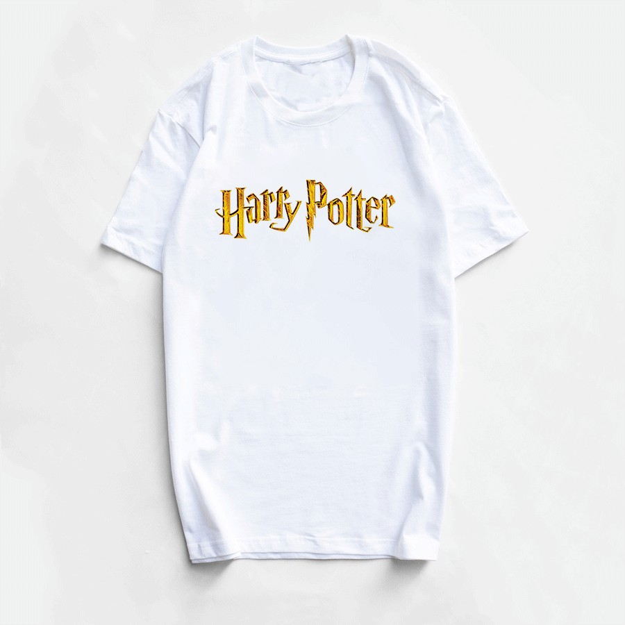 Áo Phông, Áo Thun Harry Potter Logo Gold