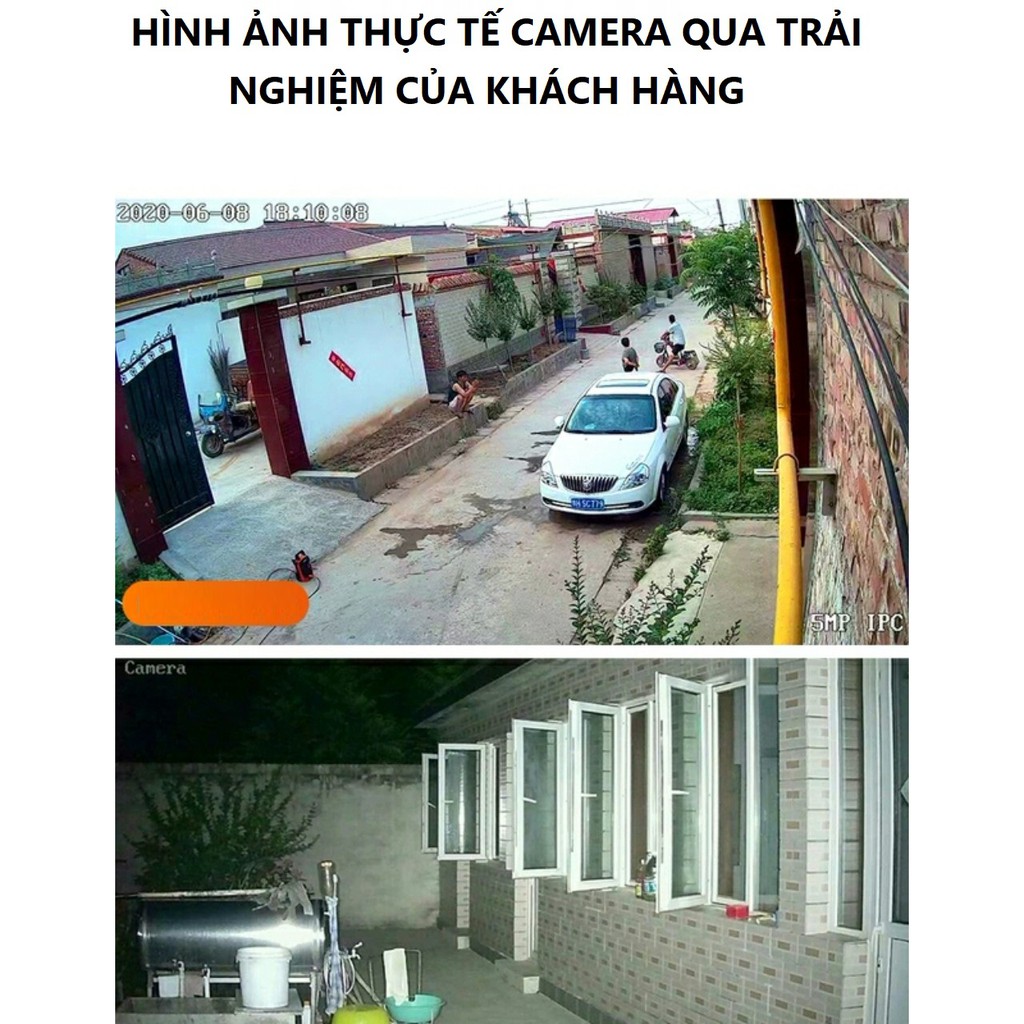 Camera Yoosee 3.0 Mpx Ngoài Trời Xoay 360° 4 râu Xem đêm có màu