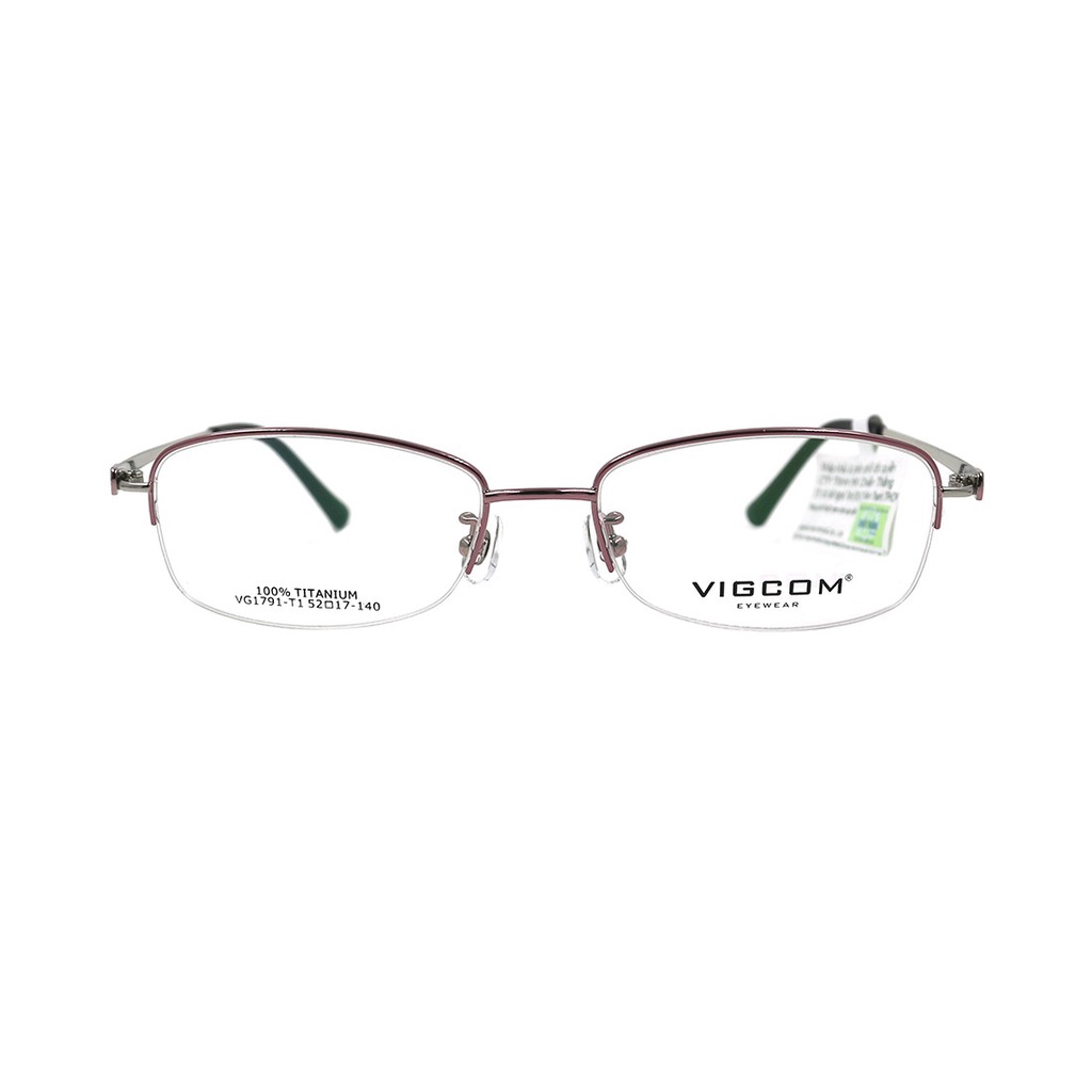 Gọng kính Vigcom VG1791 T1 chính hãng, thiết kế dễ đeo bảo vệ mắt