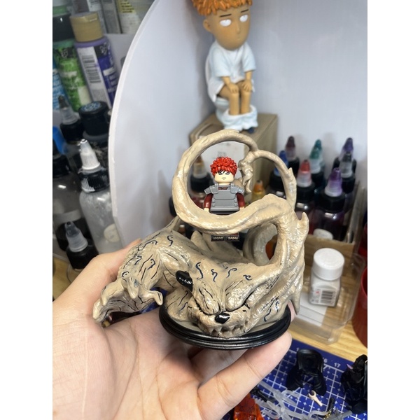 Custom minifigures cao cấp: Base Vĩ thú Shukaku - Nhất vĩ của Garra( set kèm nhân vật Garra)