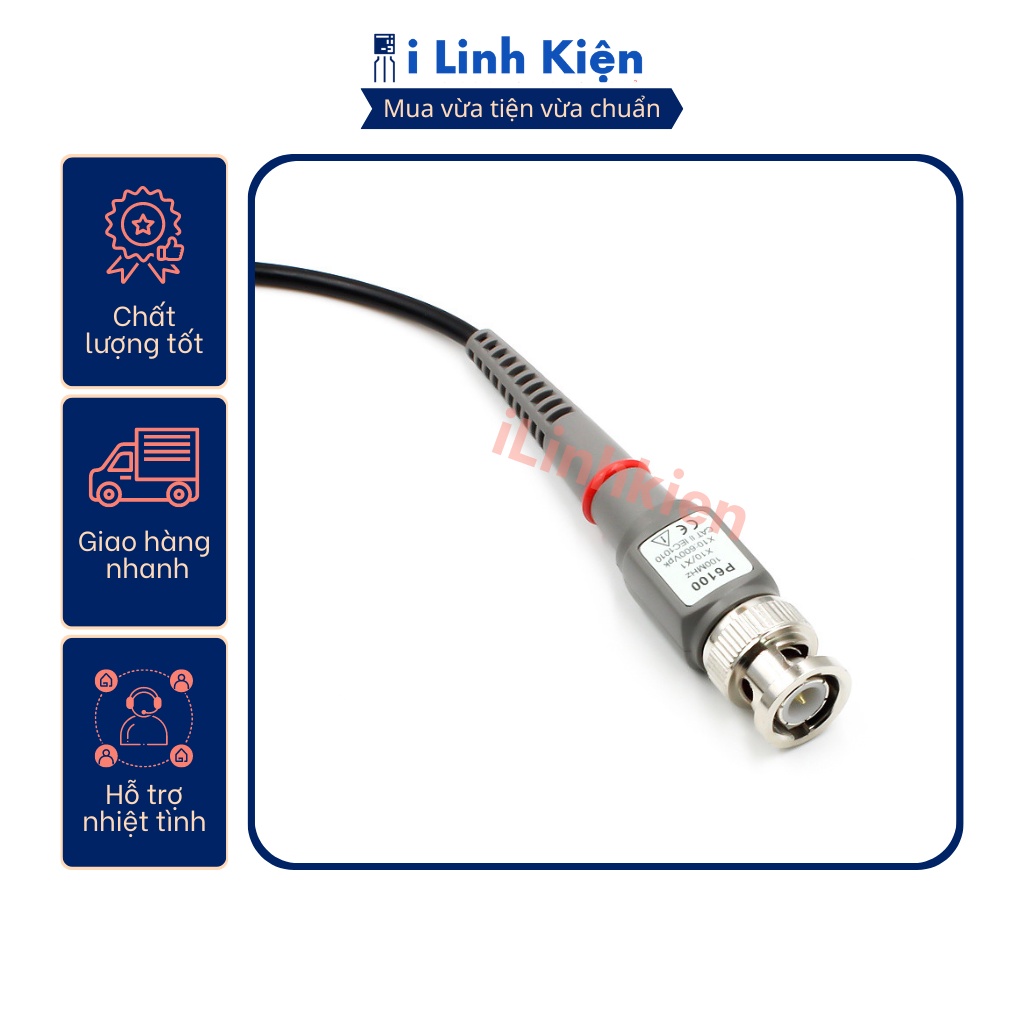 Que đo dây đo máy hiện sóng 100Mhz cao cấp chính hãng độ bền cao.