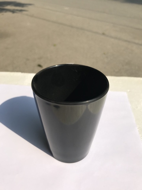 Ly, cốc nhựa Melamine đen