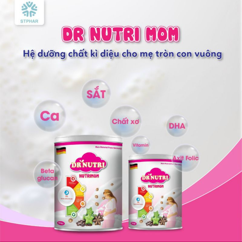 Sữa bột dành cho mẹ bầu Dr Nutri Mom 900g