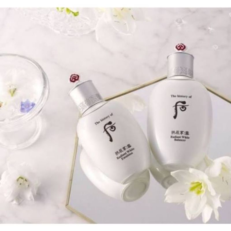 Sữa dưỡng làm trắng da mờ thâm sạm da whoo Soel Radiant White Emulsion