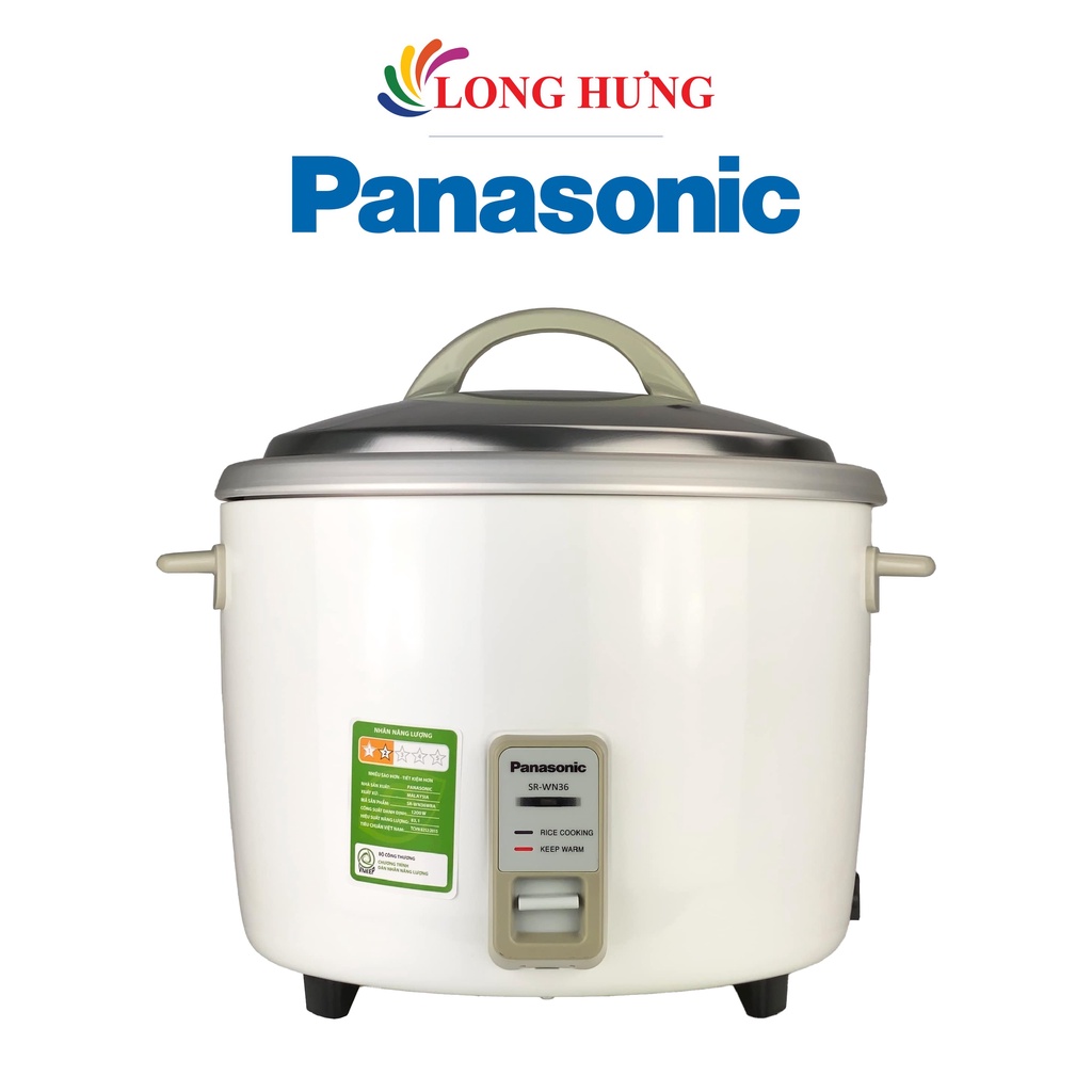 [Mã ELMALL10 giảm 10% đơn 500K] Nồi cơm điện nắp rời Panasonic 3.6 lít SR-WN36WRA - Hàng chính hãng