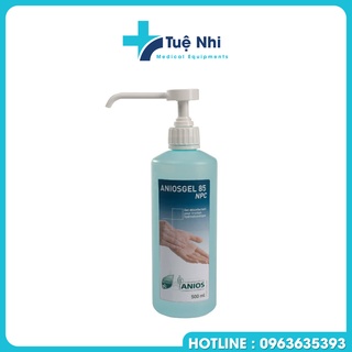 Gel sát khuẩn tay nhanh Aniosgel chai 500ml chính hãng xuất xứ Pháp
