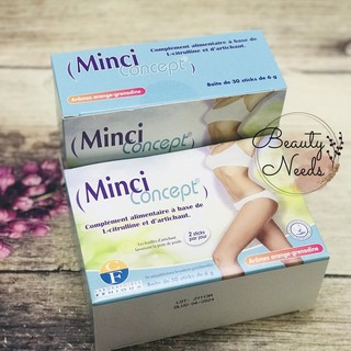 Giảm cân Minci Concept, Pháp (30 gói) giảm mỡ bụng eo đùi cho phụ nữ an toàn, không gây mệt mỏi, mất nước