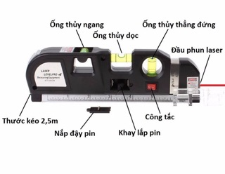 Thước đo ni vô laser đa năng