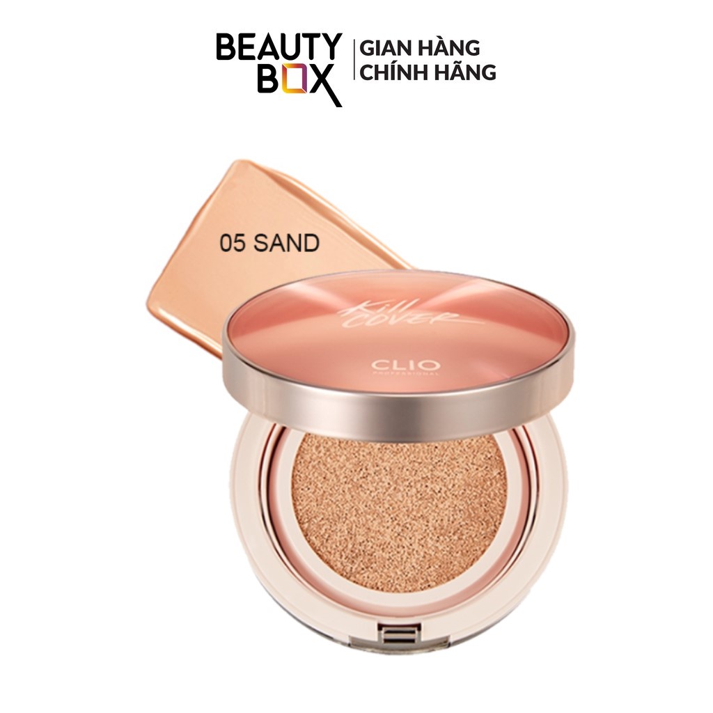 Phấn Nước Tạo Hiệu Ứng Căng Bóng Clio Kill Cover Glow Cushion (15Gx2)