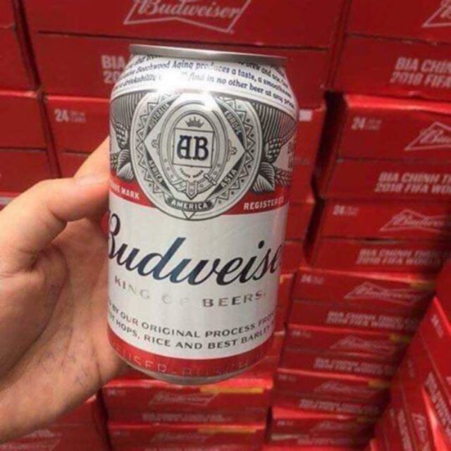  Bia Budweiser, thùng 24 lon 