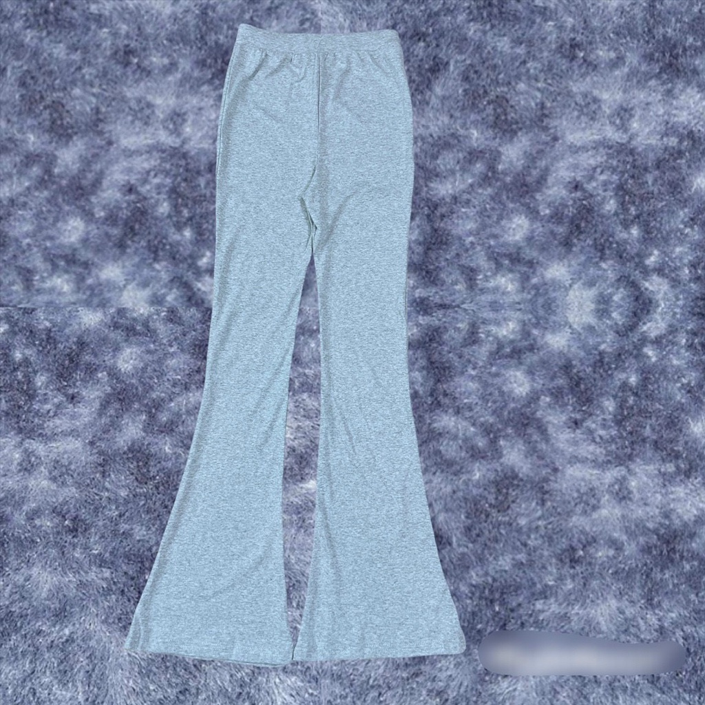 quần thun dài dáng loe chất cotton mềm kna