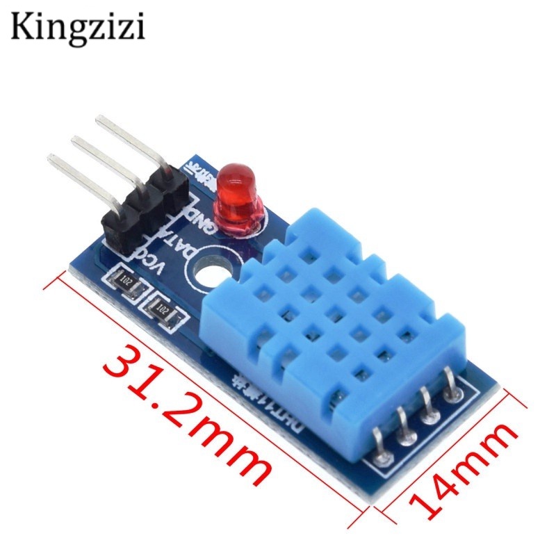 Mô-Đun Cảm Biến Nhiệt Độ Ẩm Dht11 Cho Arduino Diy Có Đèn LED