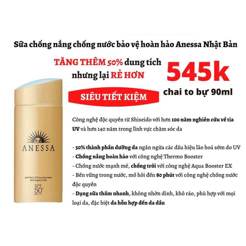 Kem chống nắng Anessa 90ml